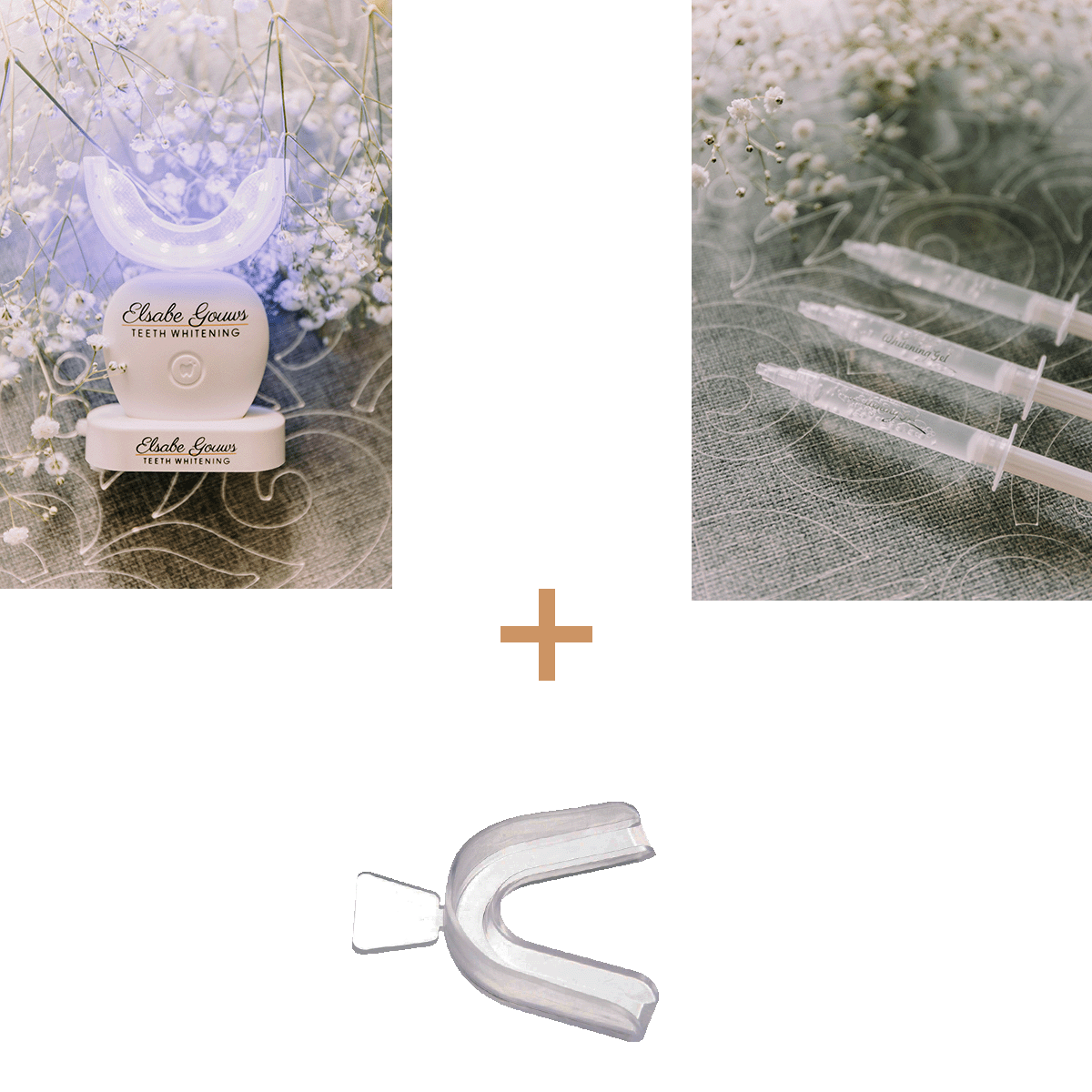 Pro Bundle 9: Teeth Whitening Home Kit + LED Wireless Whitening Light